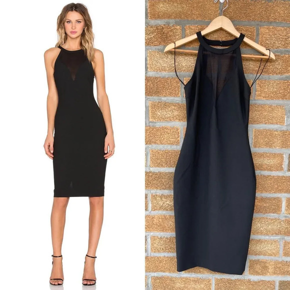 Elizabeth and James Karina Dress in Black 0 - Picture 1 of 10